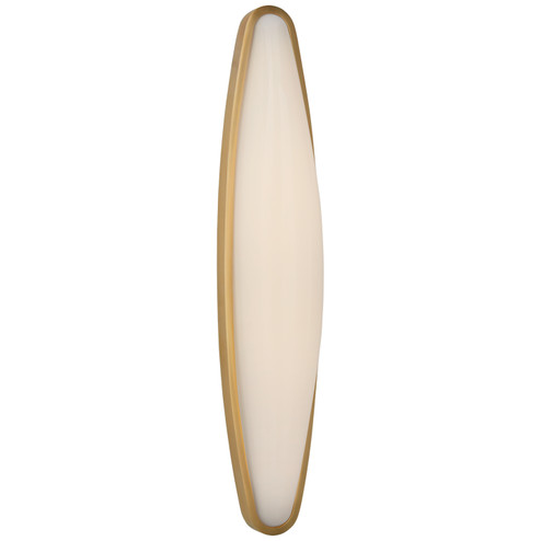 Ezra LED Bath Sconce in Hand-Rubbed Antique Brass (268|ARN 2401HAB-WG)