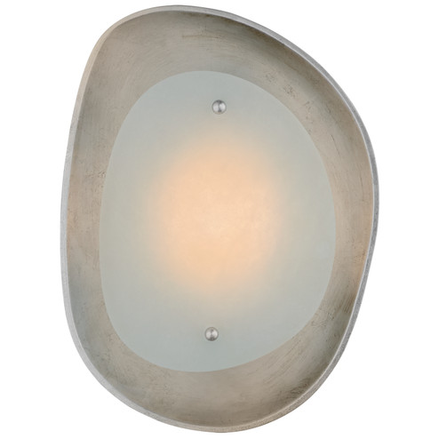 Samos LED Wall Sconce in Burnished Silver Leaf (268|ARN 2921BSL-ALB)