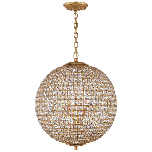 Renwick Four Light Chandelier in Gild (268|ARN 5101G-CG) Renwick Four Light Chandelier in Gild (268|ARN 5101G-CG)