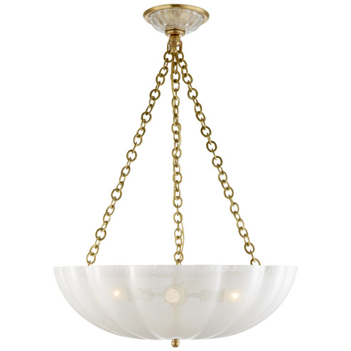 Rosehill Four Light Chandelier in Hand-Rubbed Antique Brass (268|ARN 5111HAB-WG)