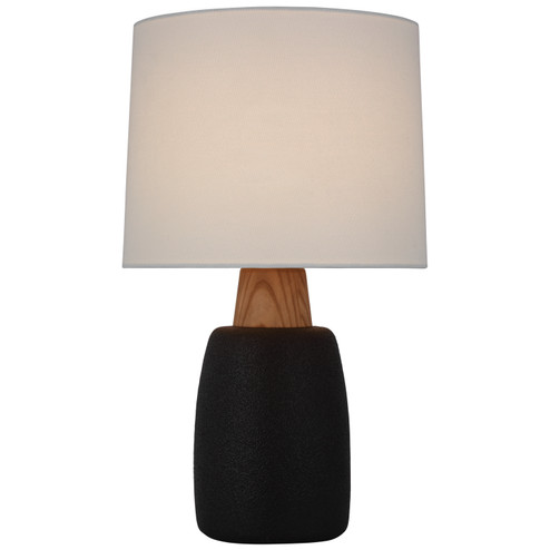 Aida LED Table Lamp in Porous Black and Natural Oak (268|BBL 3611PRB-L)