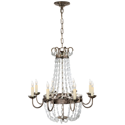 Paris Flea Market Eight Light Chandelier in Sheffield Silver (268|CHC 1426SHS-SG)