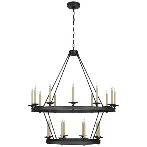 Launceton 20 Light Chandelier in Bronze (268|CHC 1607BZ)