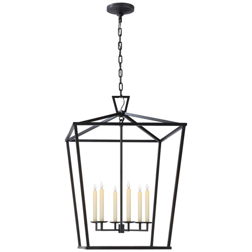 Darlana Six Light Lantern in Aged Iron (268|CHC 2177AI)