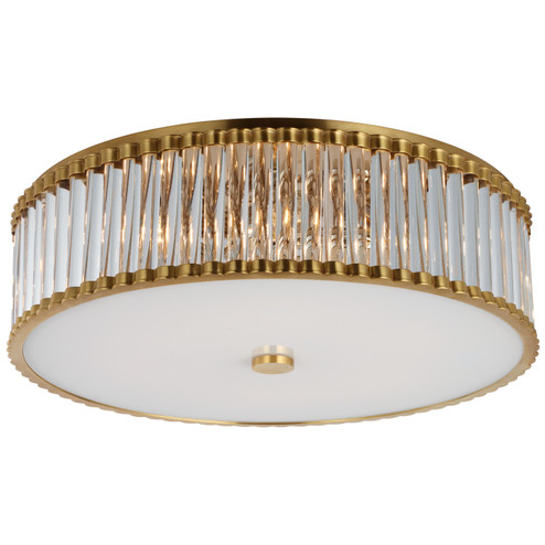 Kean LED Flush Mount in Hand-Rubbed Antique Brass (268|CHC 4927HAB-CG)