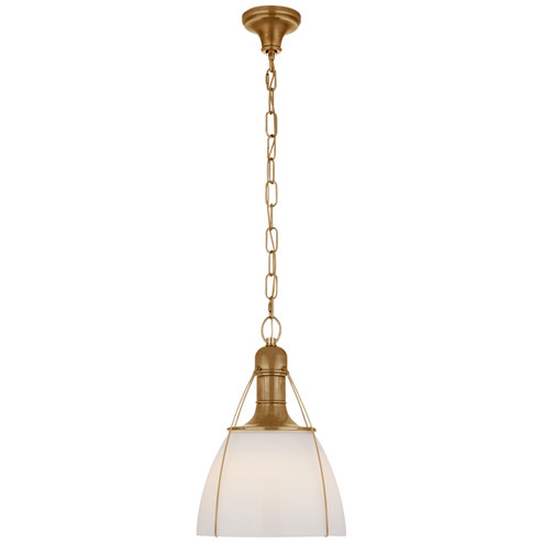 Prestwick One Light Pendant in Antique-Burnished Brass (268|CHC 5475AB-WG)