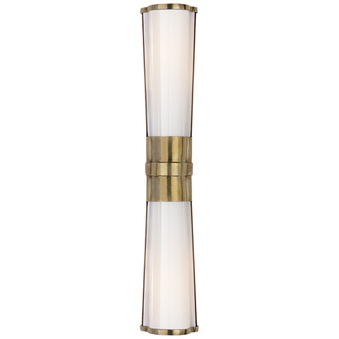 Carew Two Light Wall Sconce in Antique-Burnished Brass (268|CHD 1563AB-WG)