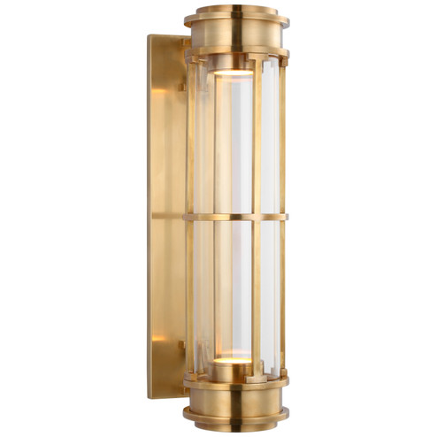 Gracie LED Wall Sconce in Antique-Burnished Brass (268|CHD 2486AB-CG)