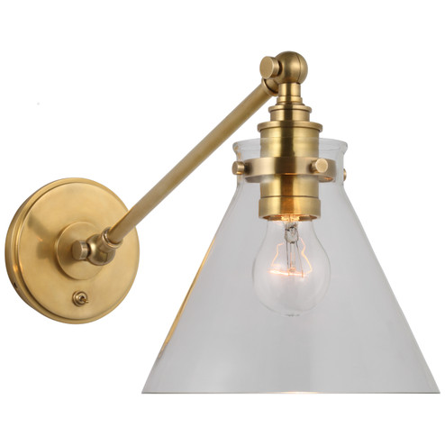 Parkington LED Wall Sconce in Antique-Burnished Brass (268|CHD 2525AB-CG)
