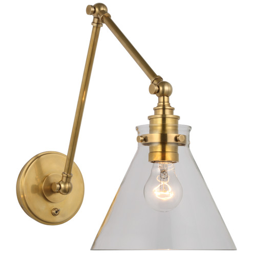 Parkington LED Wall Sconce in Antique-Burnished Brass (268|CHD 2526AB-CG)
