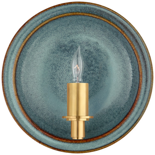 Leeds One Light Wall Sconce in Oslo Blue (268|CS 2605OSB)