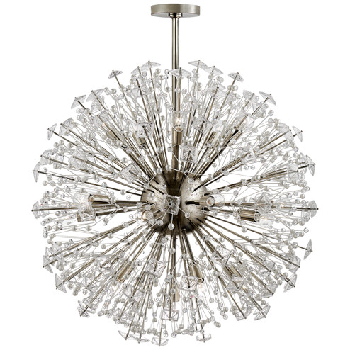 Dickinson 21 Light Chandelier in Polished Nickel (268|KS 5006PN-CG)