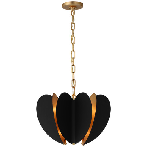 Danes LED Chandelier in Matte Black and Gild (268|KS 5130BLK/G)