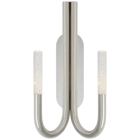Rousseau LED Wall Sconce in Polished Nickel (268|KW 2283PN-SG)