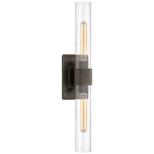 Presidio Two Light Wall Sconce in Bronze (268|S 2164BZ-CG)
