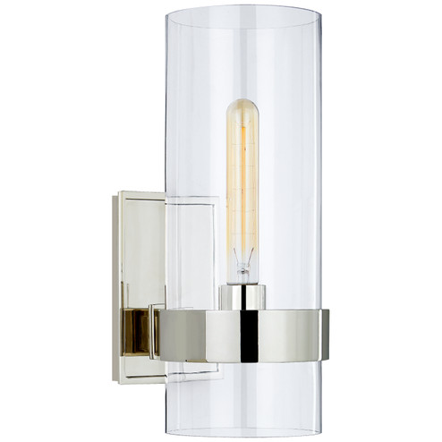 Presidio One Light Wall Sconce in Polished Nickel (268|S 2166PN-CG)