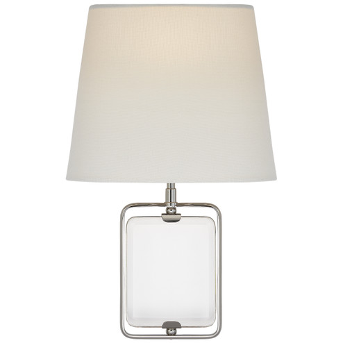 Henri One Light Wall Sconce in Crystal and Polished Nickel (268|SK 2030CG/PN-L)