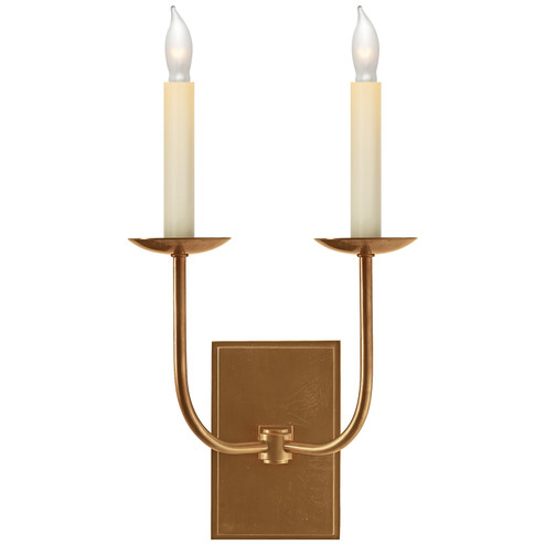 TT Two Light Wall Sconce in Hand-Rubbed Antique Brass (268|SL 2861HAB)