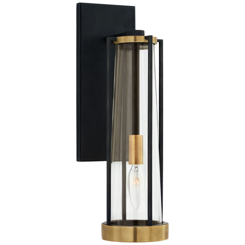 Calix One Light Wall Sconce in Bronze and Brass (268|TOB 2275BZ/HAB-CG)