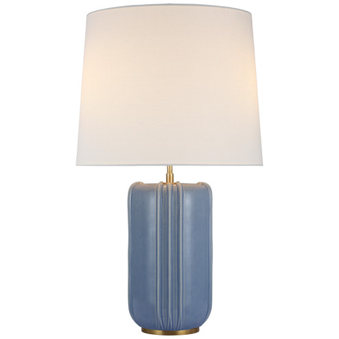Minx LED Table Lamp in Polar Blue Crackle (268|TOB 3687PBC-L)