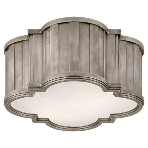 Tilden Two Light Flush Mount in Antique Nickel (268|TOB 4130AN-WG)