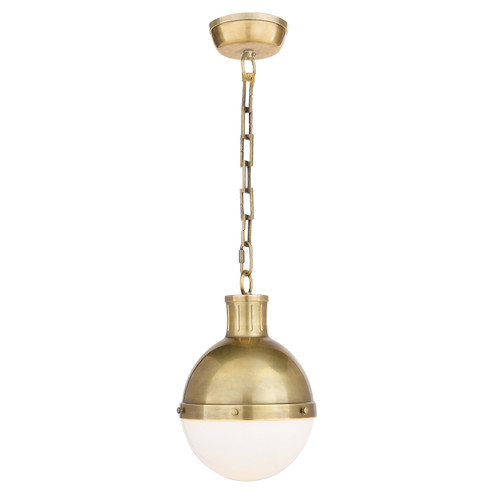 Hicks One Light Pendant in Hand-Rubbed Antique Brass (268|TOB 5062HAB-WG)