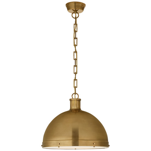 Hicks Two Light Pendant in Hand-Rubbed Antique Brass (268|TOB 5071HAB)