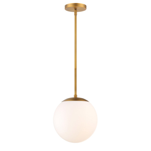 Niveous LED Pendant in Aged Brass (34|PD-52310-AB)