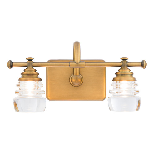 Rondelle LED Wall Sconce in Aged Brass (34|WS-42514-AB)