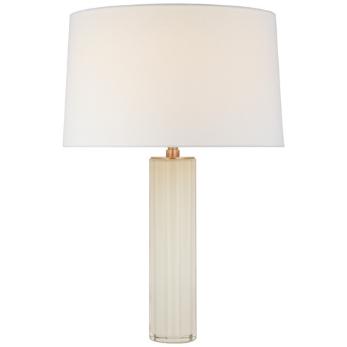 Fallon LED Table Lamp in White Glass (268|CHA 8436WG-L)