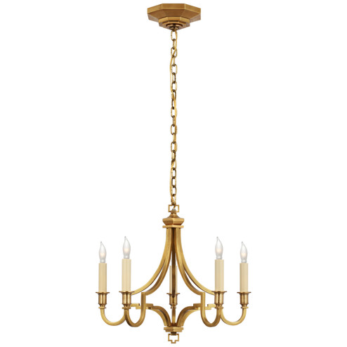 Mykonos LED Chandelier in Antique-Burnished Brass (268|CHC 5560AB)