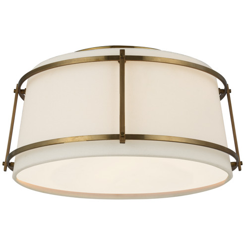 Callaway LED Flush Mount in Hand-Rubbed Antique Brass (268|S 4685HAB-L/FA)