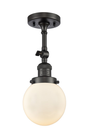 Franklin Restoration LED Semi-Flush Mount in Oil Rubbed Bronze (405|201F-OB-G201-6-LED)