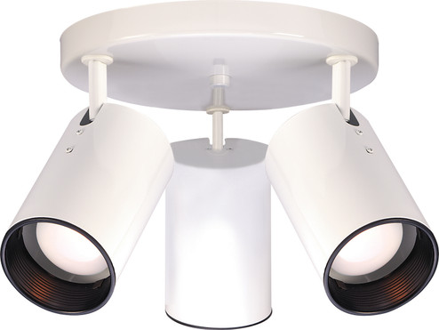 Three Light Flush Mount in White (72|SF76-416)