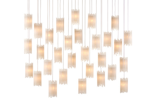 Escenia 30 Light Pendant in Natural/Painted Silver (142|9000-0886)