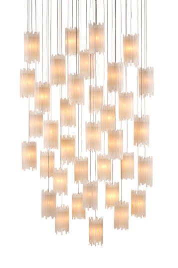 Escenia 36 Light Pendant in Frosted White/Silver (142|9000-0887)