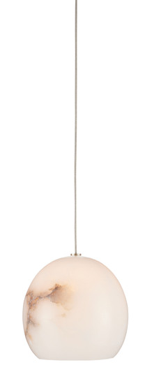 Lazio One Light Pendant in White/Silver (142|9000-0895)