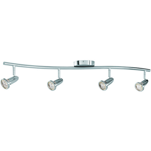 Cobra LED Wall or Ceiling Spotlight Bar in Brushed Steel (18|52204LEDDLP-BS)