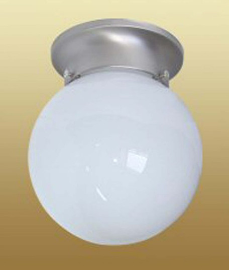 Globe One Light Flush Mount in Matte Nickel (65|5569MN)