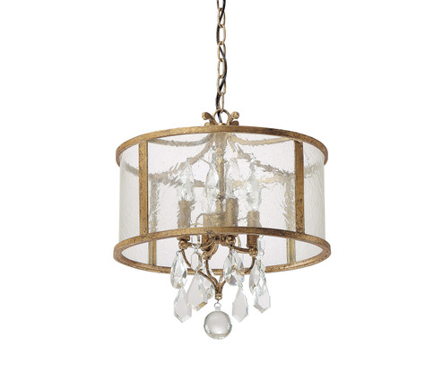 Blakely Four Light Pendant in Antique Gold (65|9484AG-CR)