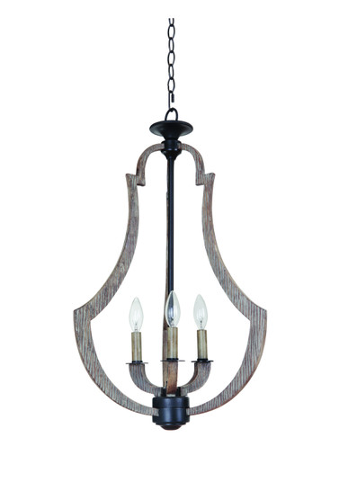 Winton Three Light Foyer in Weathered Pine (46|35133-WP)