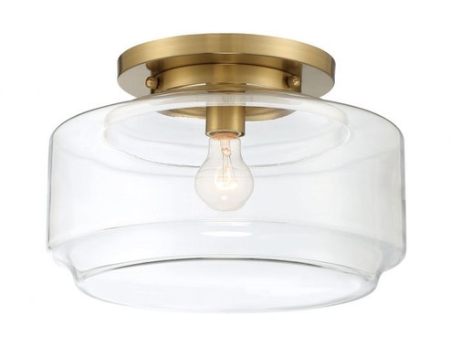 Peri One Light Flushmount in Satin Brass (46|X3114-SB)