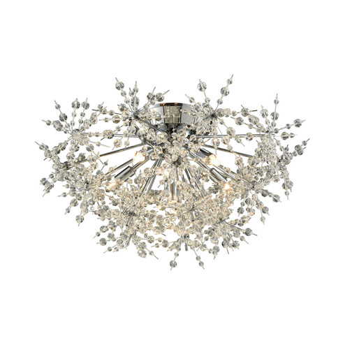 Snowburst Six Light Semi Flush Mount in Polished Chrome (45|11891/6)