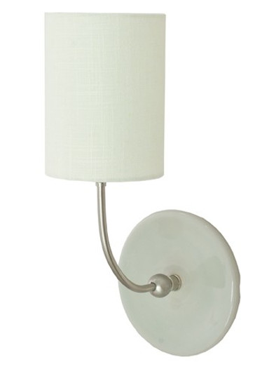Scatchard One Light Wall Sconce in Gray Gloss and Satin Nickel (30|GS775-SNGG)