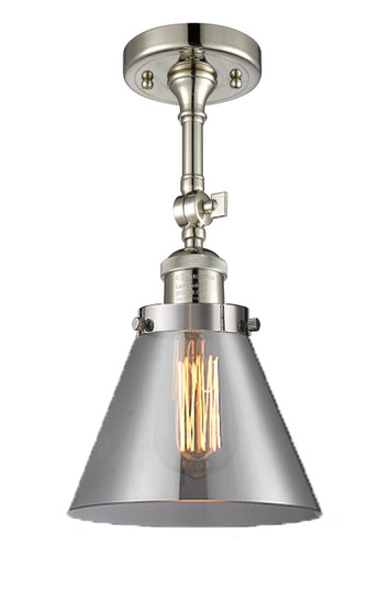 Franklin Restoration LED Semi-Flush Mount in Polished Nickel (405|201F-PN-G43-LED)