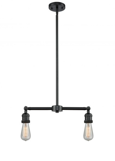 Franklin Restoration Two Light Island Pendant in Oil Rubbed Bronze (405|209-OB)