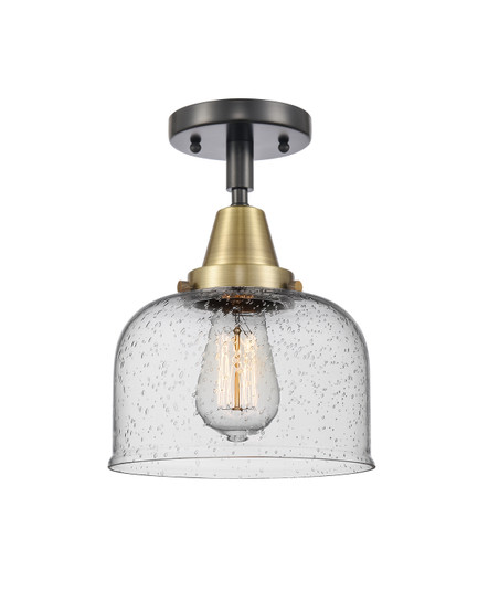 Caden One Light Semi-Flush Mount in Black Antique Brass (405|447-1C-BAB-G74)