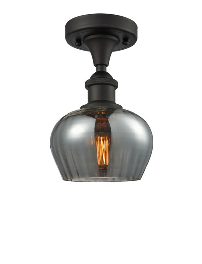 Ballston One Light Semi-Flush Mount in Oil Rubbed Bronze (405|516-1C-OB-G93)