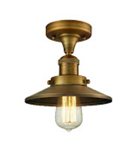 Franklin Restoration One Light Semi-Flush Mount in Brushed Brass (405|517-1CH-BB-M4)