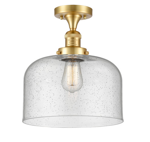 Franklin Restoration LED Semi-Flush Mount in Satin Gold (405|517-1CH-SG-G74-L-LED)